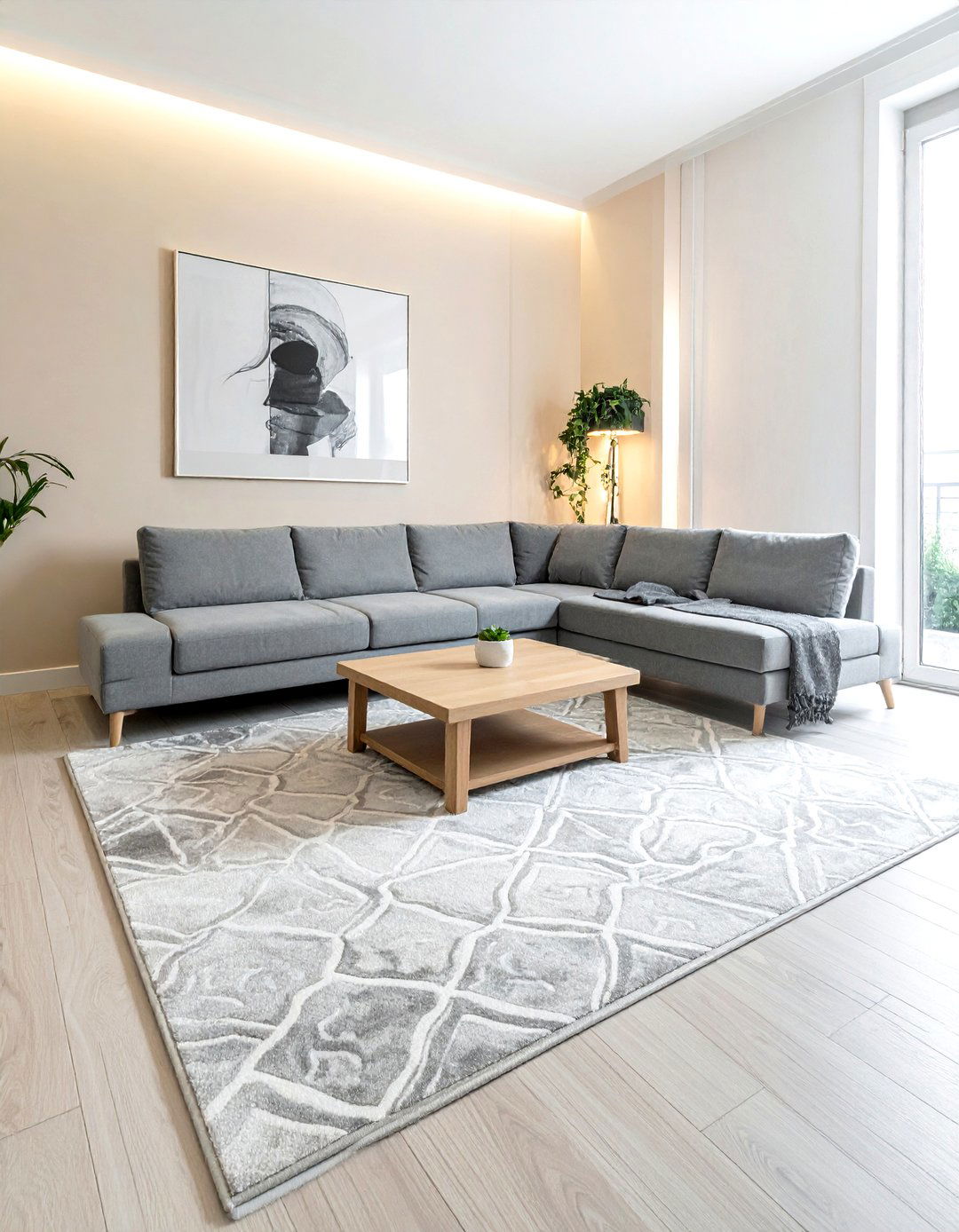 Washable Area Rug - 30 easy-clean decor ideas