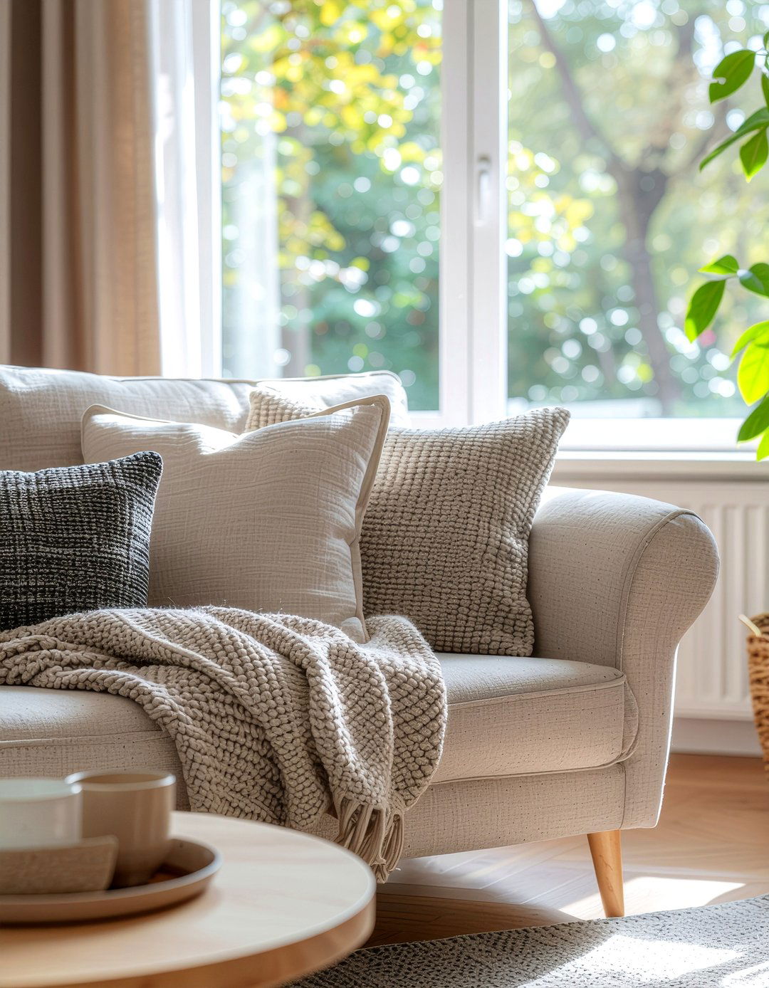 Washable Sofa Cover - 30 dog living room ideas