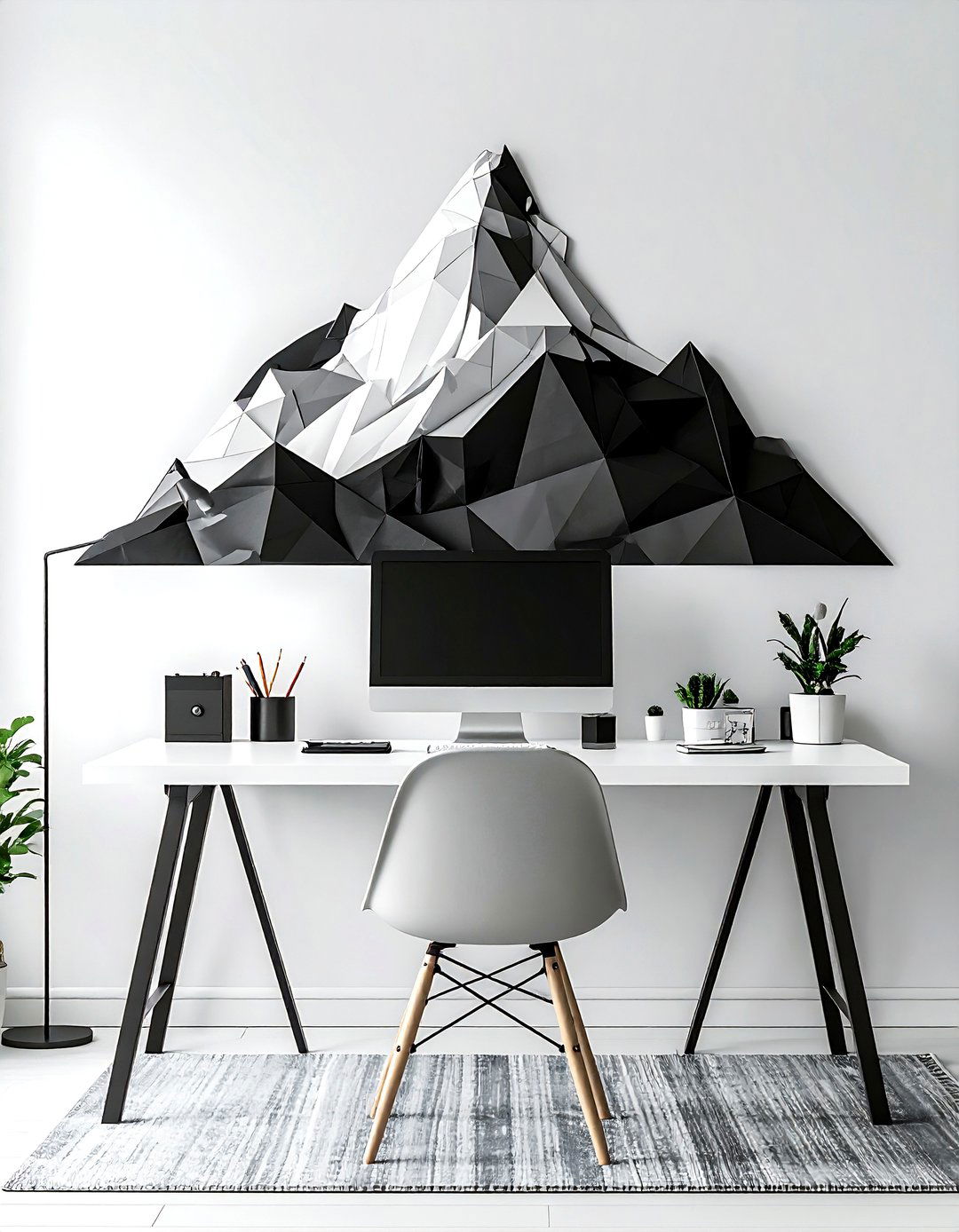 Washi tape wall art - 30 removable decor ideas