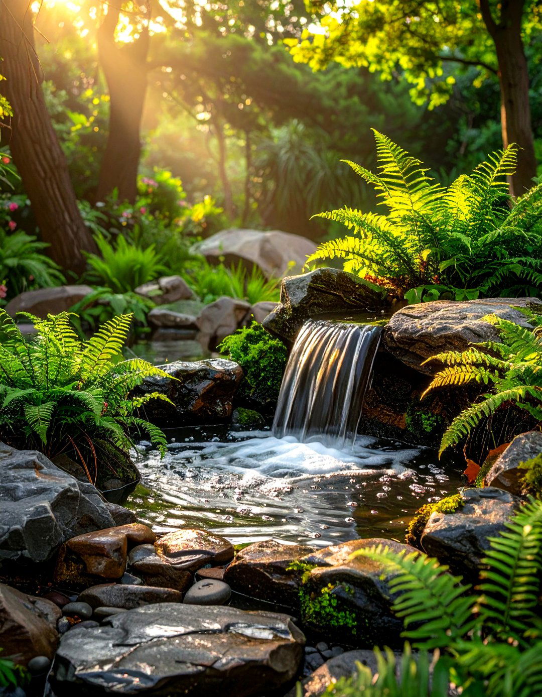 Water Feature - 30 deck decor ideas