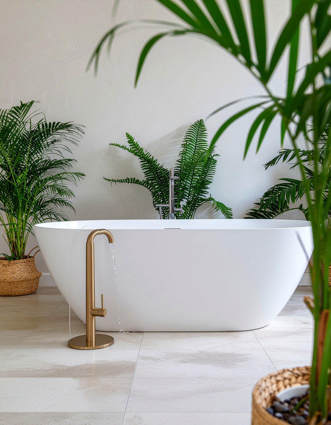 Water Saving Bathtub Filler - 30 low-flow bathroom fixture ideas