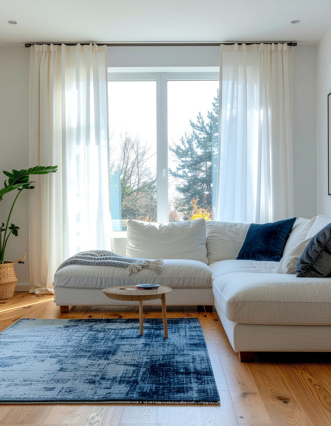 Watercolor Wash Wallpaper - 30 living room minimalist wallpapers