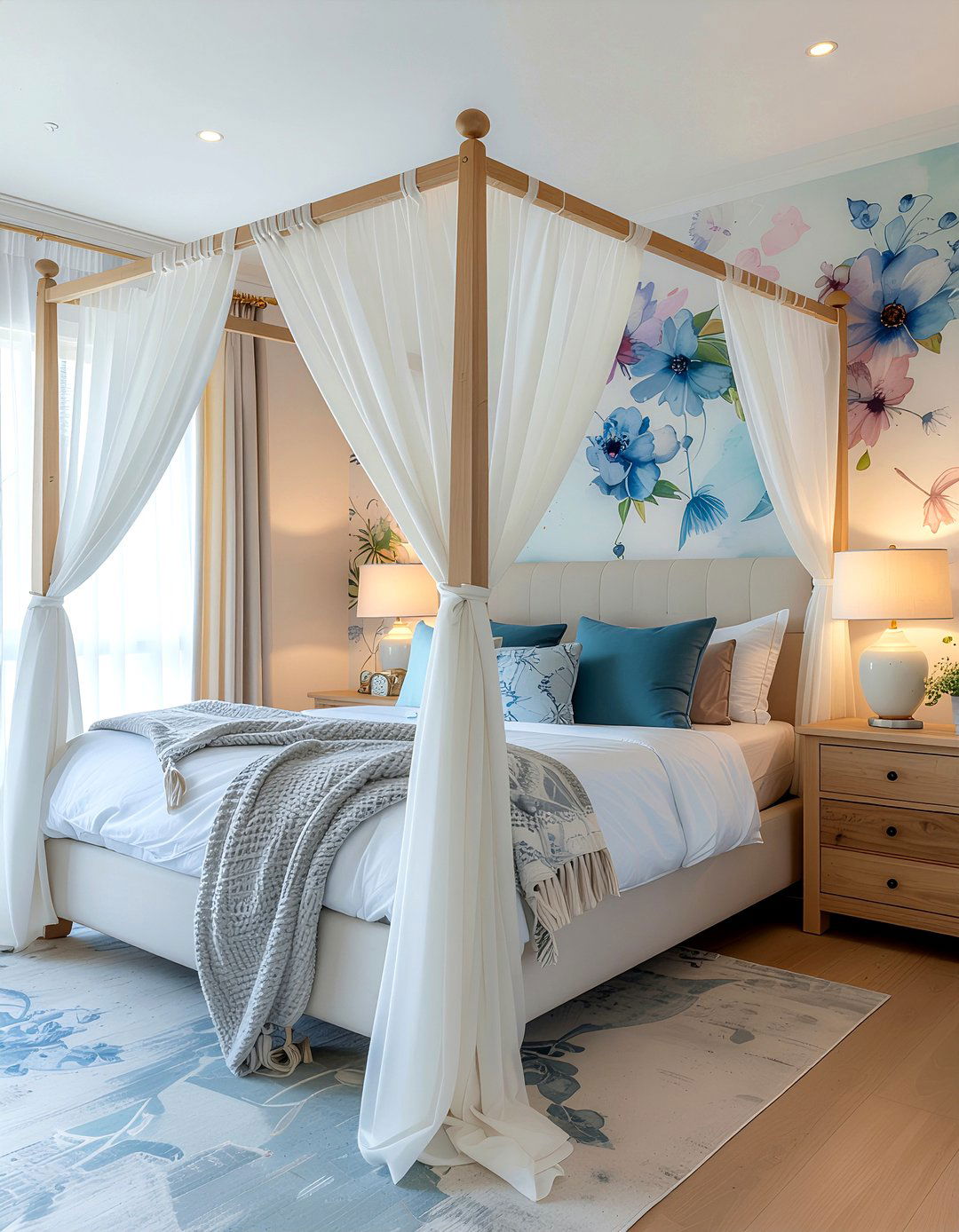 Watercolor floral wallpaper - 30 floral wallpaper ideas