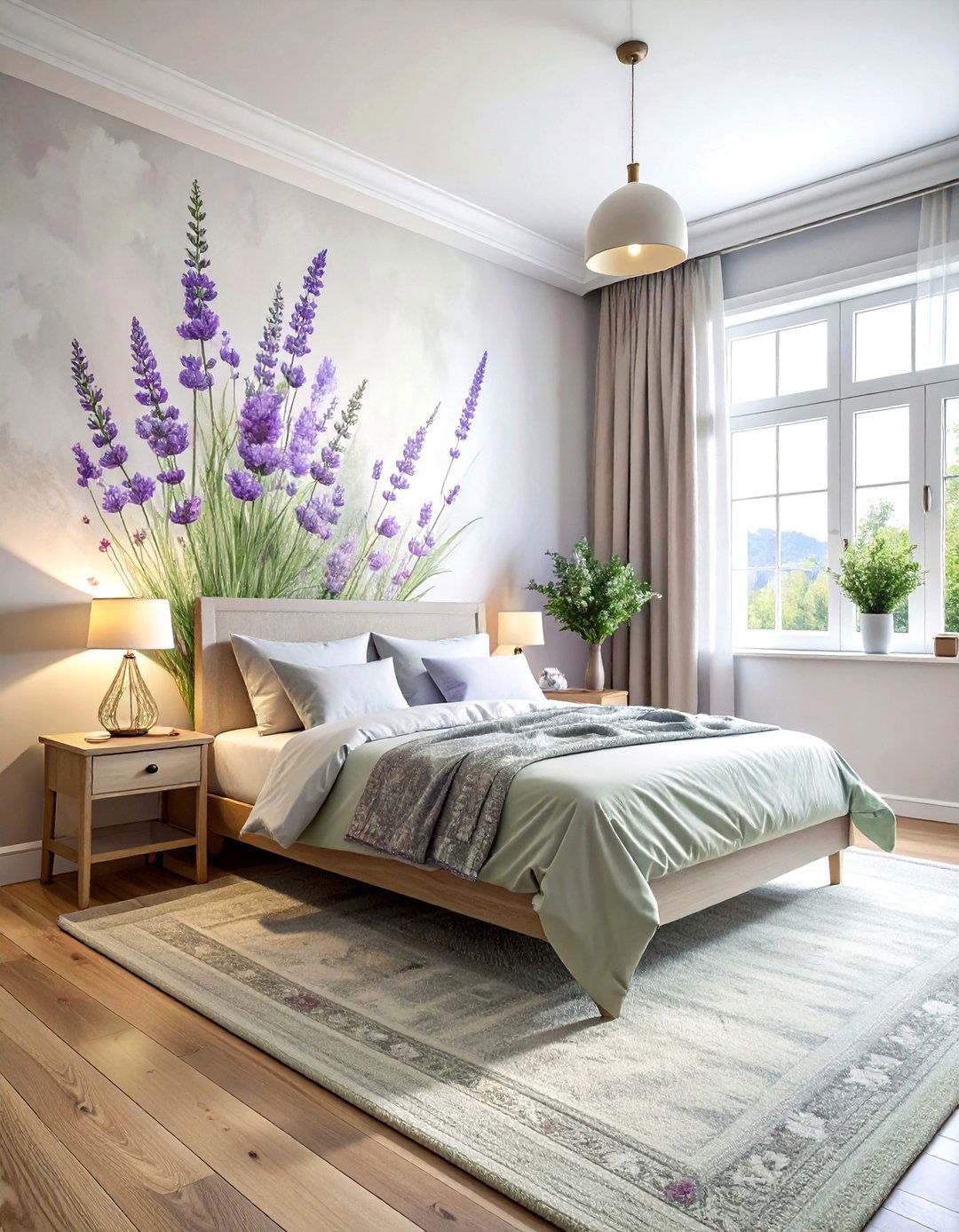 Watercolor floral wallpaper - 30 removable wallpaper ideas