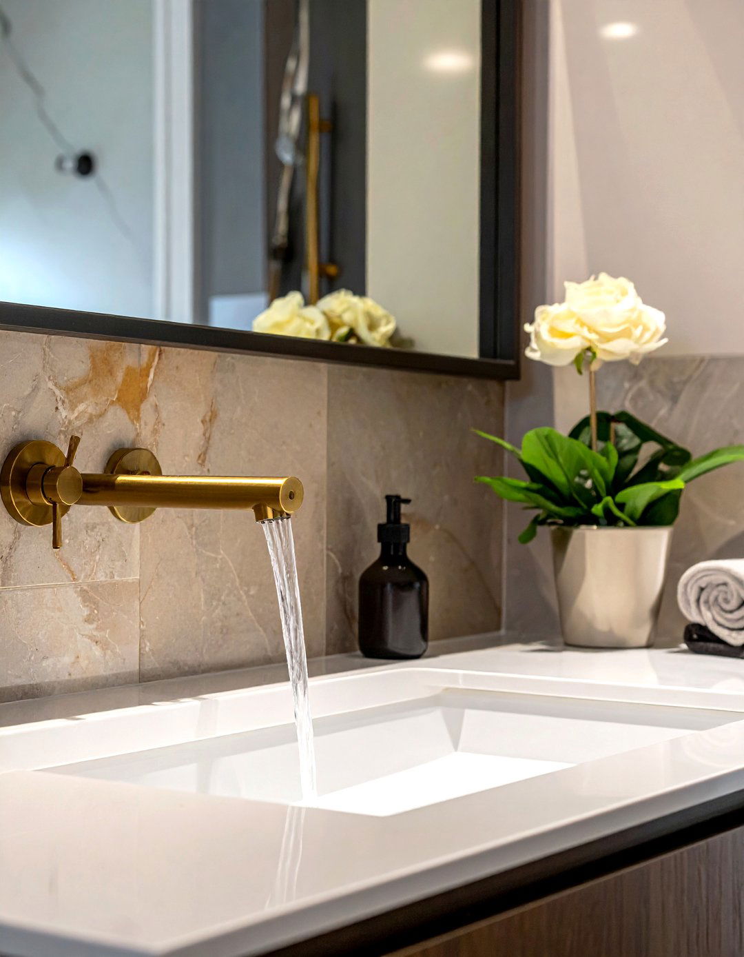 Waterfall Bathroom Faucet - 30 touchless faucet ideas