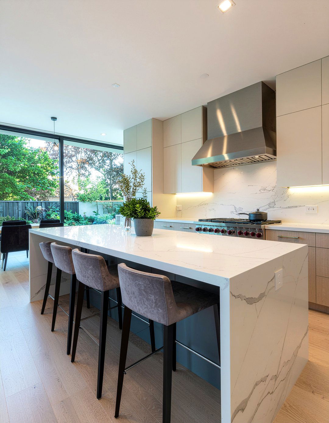 Waterfall Edge Countertop - 30 kitchen countertop edge ideas