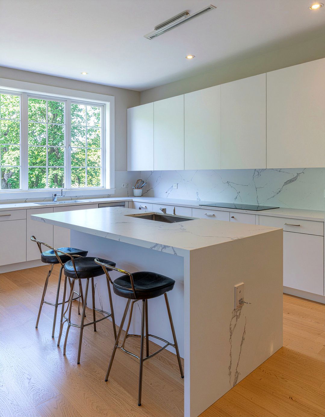 Waterfall Edge Laminate Countertop - 30 laminate countertop kitchen ideas