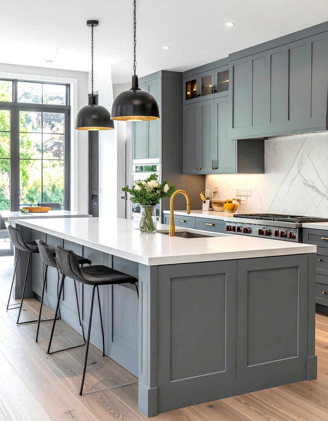 Waterfall Island With Sink - 30 waterfall kitchen island ideas