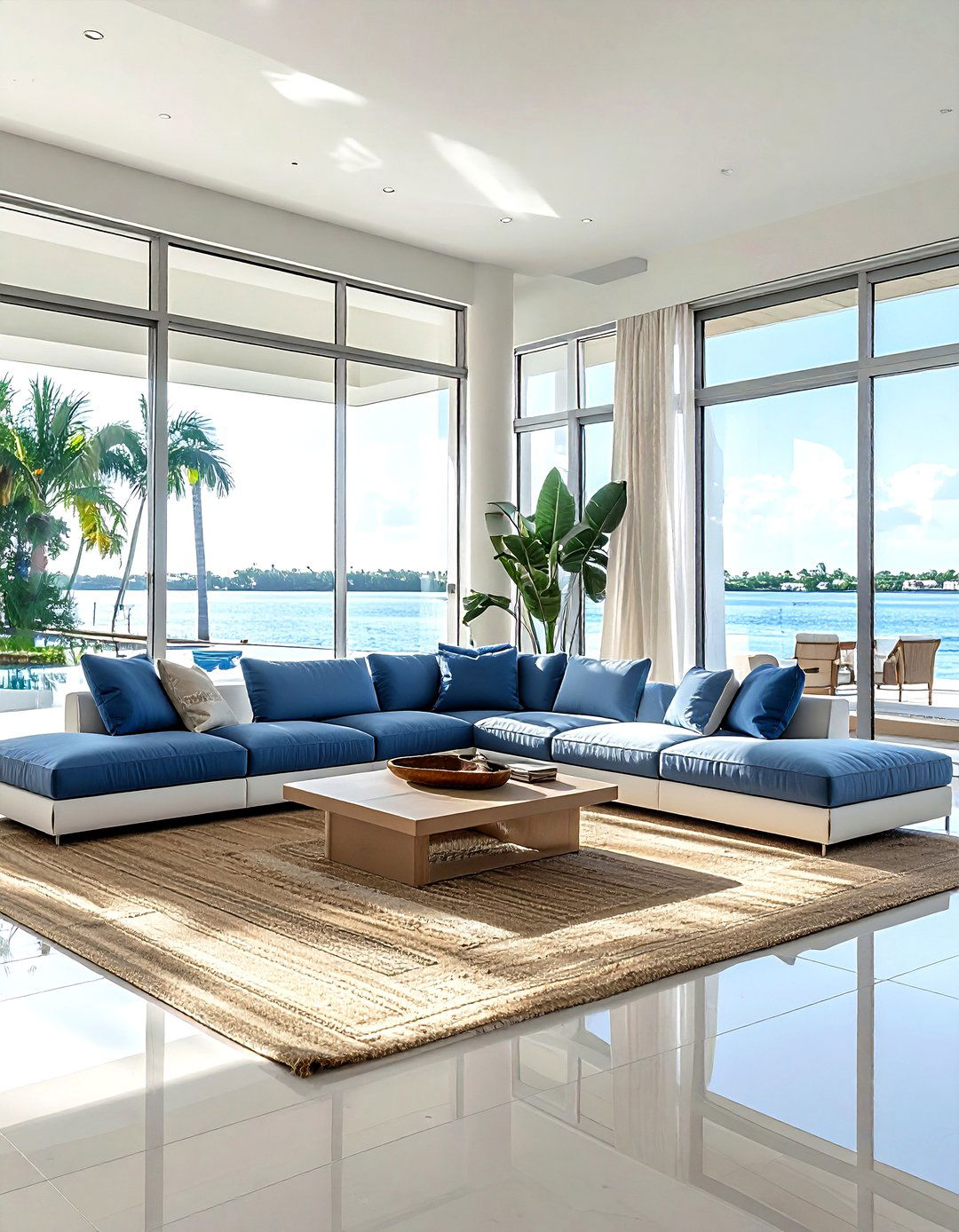 Waterfront Living Room - 30 resort living room ideas