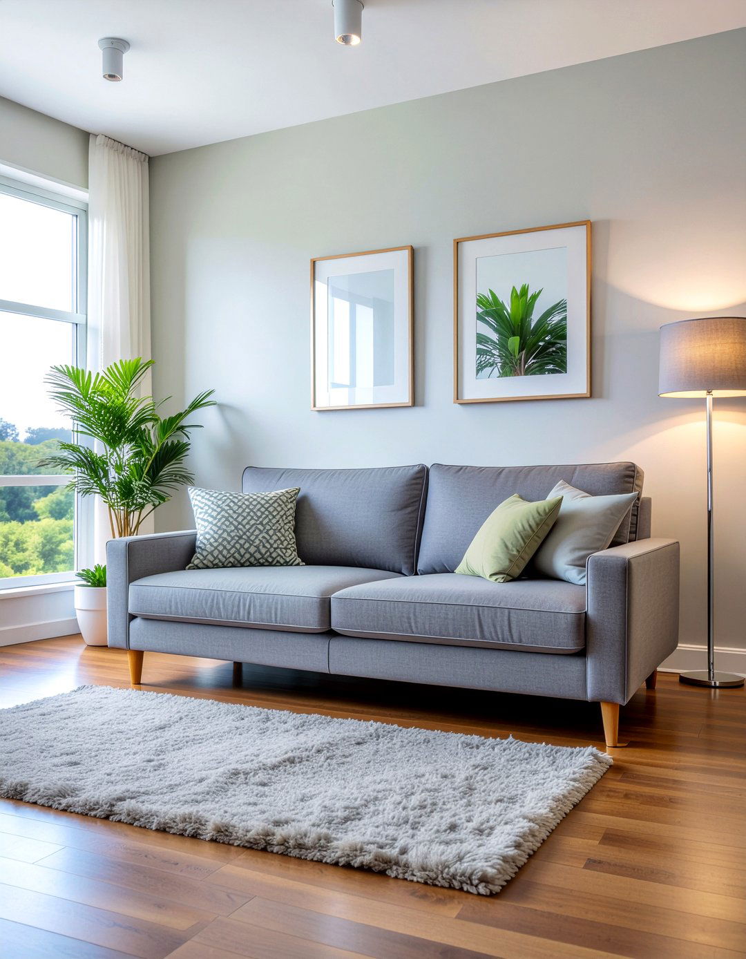 Waterproof Grey Sofa Cover - 30 living room washable slipcover ideas