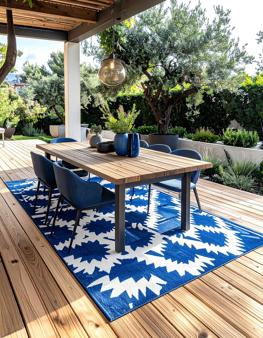 Waterproof Outdoor Rug - 30 outdoor decor ideas