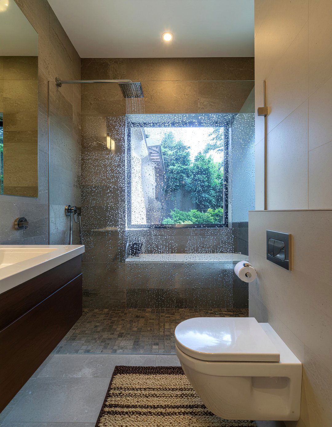 Waterproof bathroom TV mirror - 30 bathroom mirror TV ideas