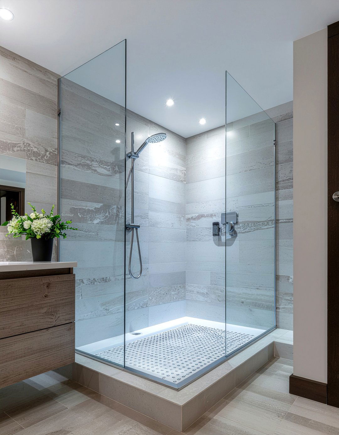 Waterproof recessed lighting - 30 bathroom recessed lighting ideas