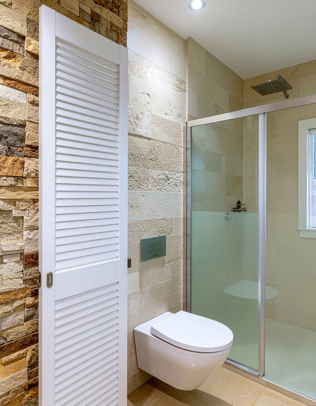 Waterproof shutters - 30 bathroom shutter ideas