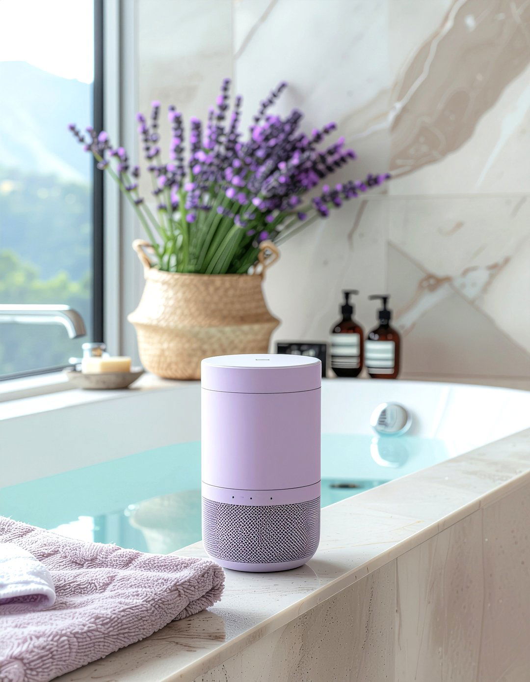 Waterproof smart speaker for bathroom - 30 bathroom sound system ideas