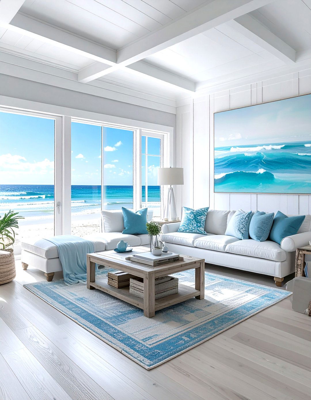 Wave pattern window film - 30 living room window film ideas