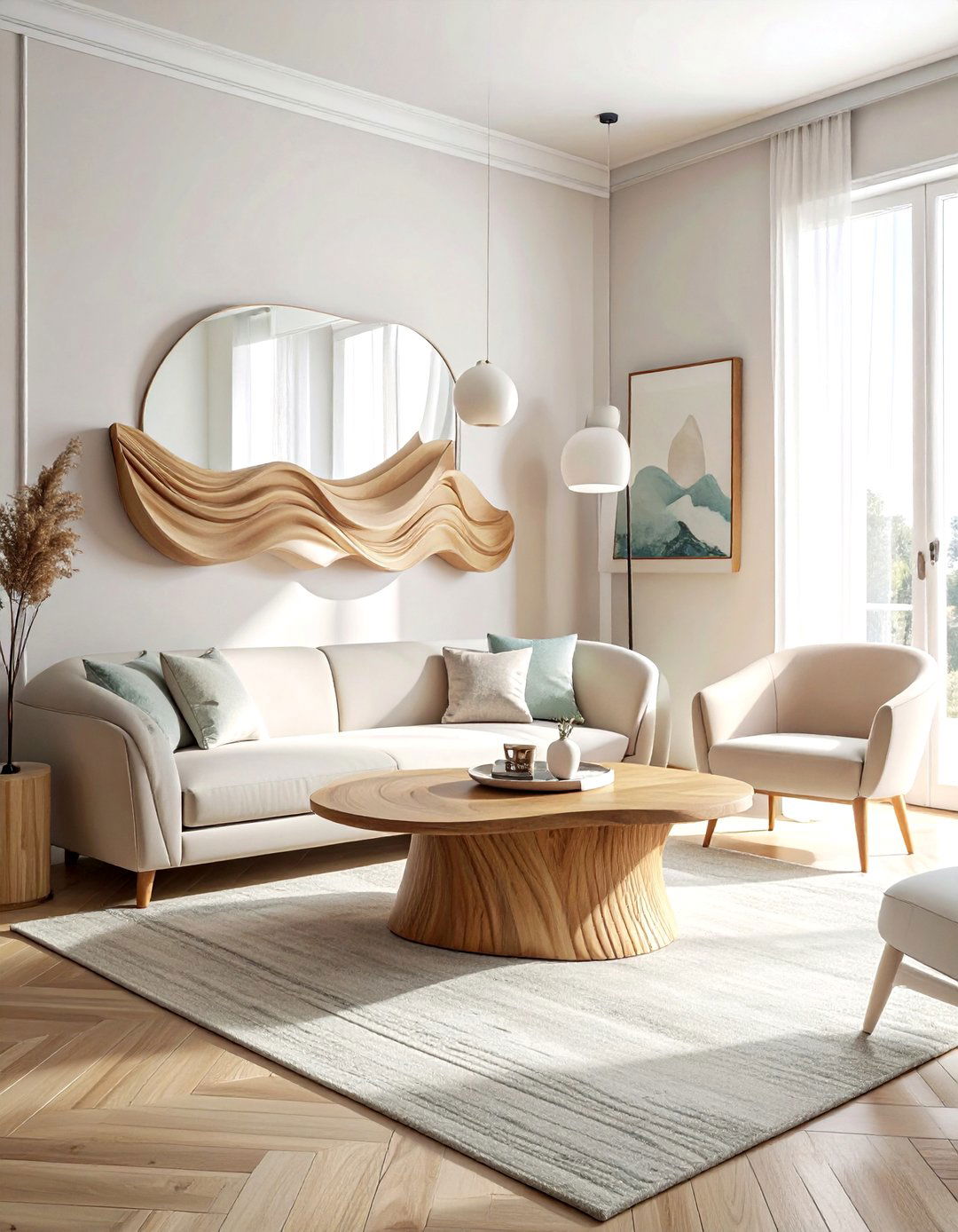 Wavy Accent Furniture - 30 stunning home decor ideas