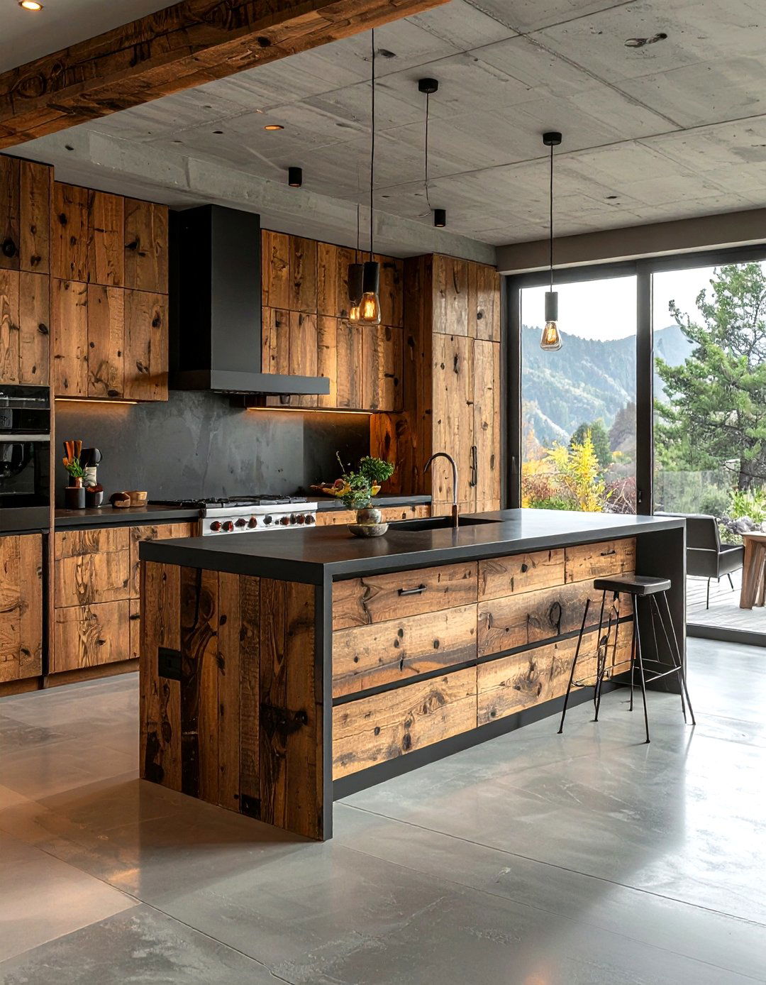 Weathered Wood Kitchen Cabinets - 30 wood kitchen cabinet ideas