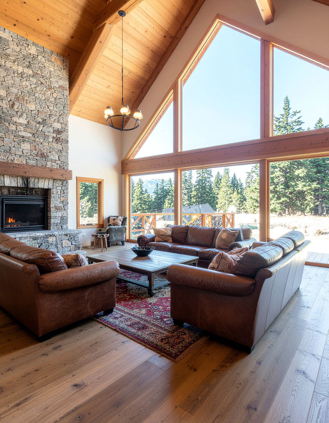 Weathered Wood Vinyl Plank - 30 living room vinyl flooring ideas