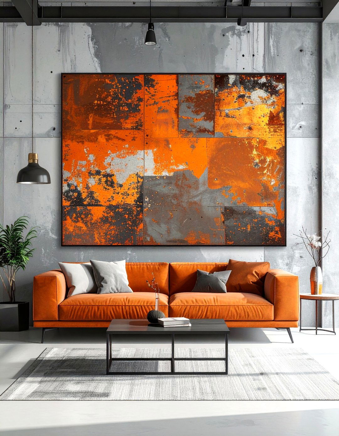 Weathered metal wall art - 30 rust decor ideas