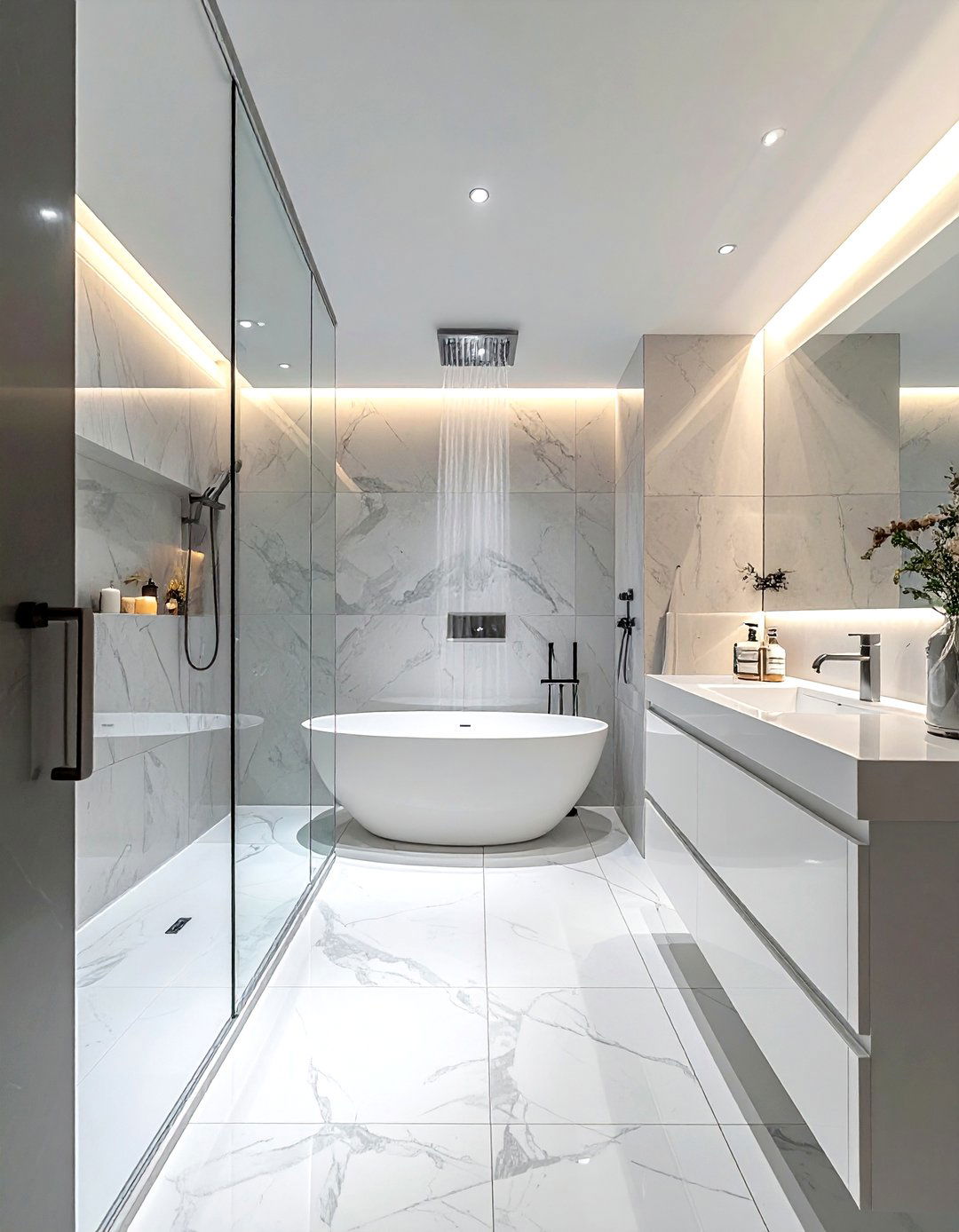 Wet Room Bathroom Layout - 30 spec home bathroom ideas