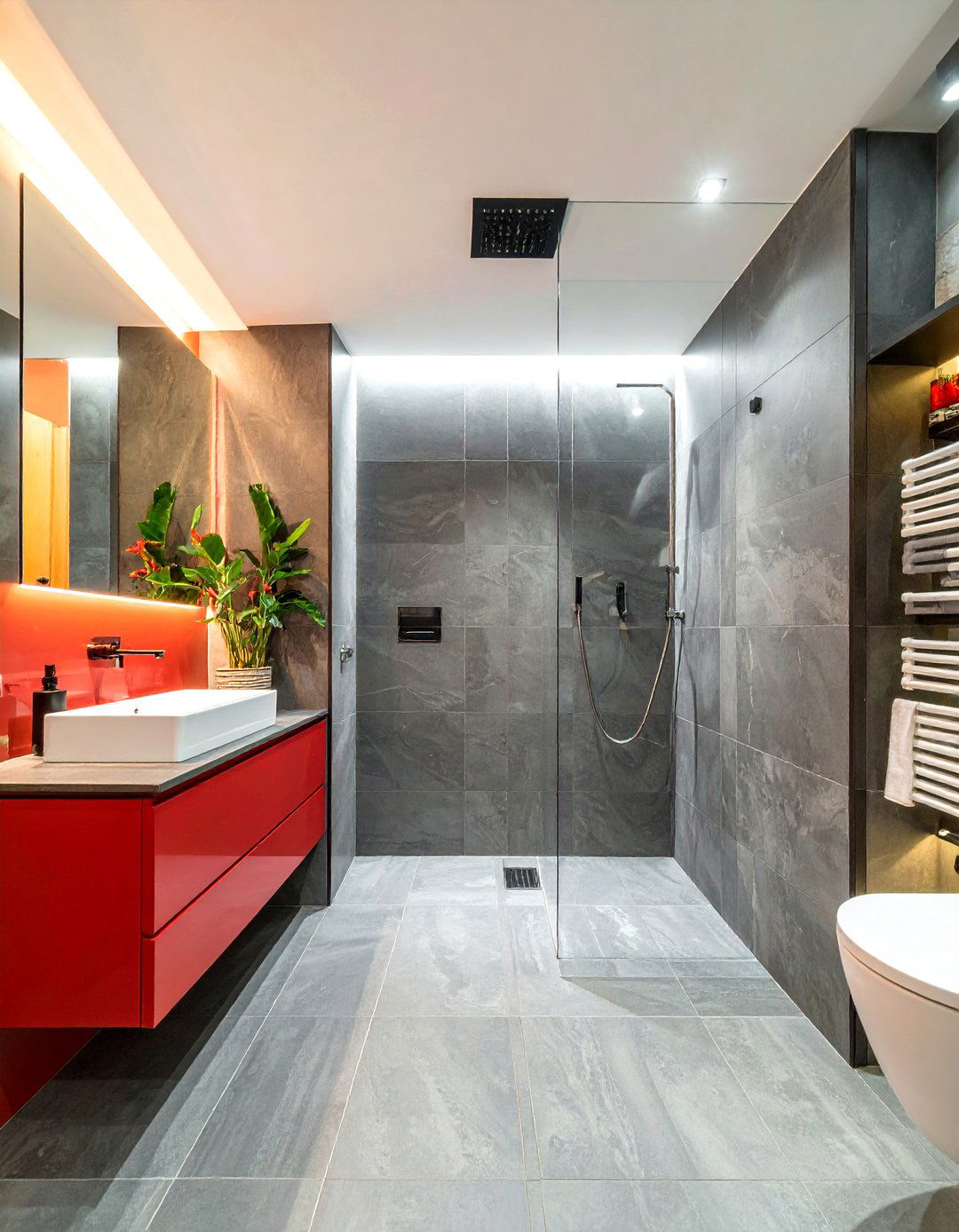 Wet Room Layout - 30 studio apartment bathroom ideas