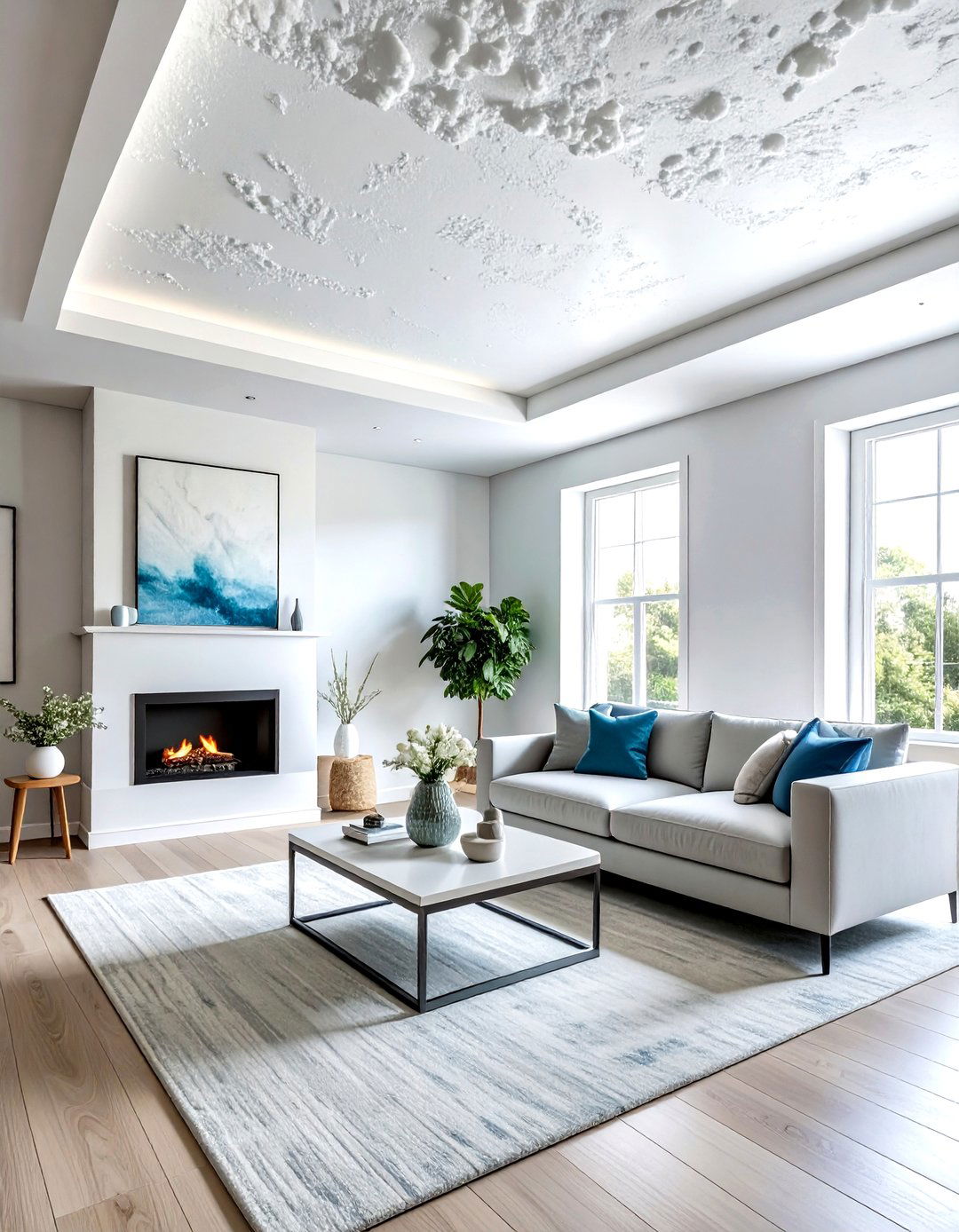 Wet Scraping Popcorn Ceiling - 30 living room popcorn ceiling removal