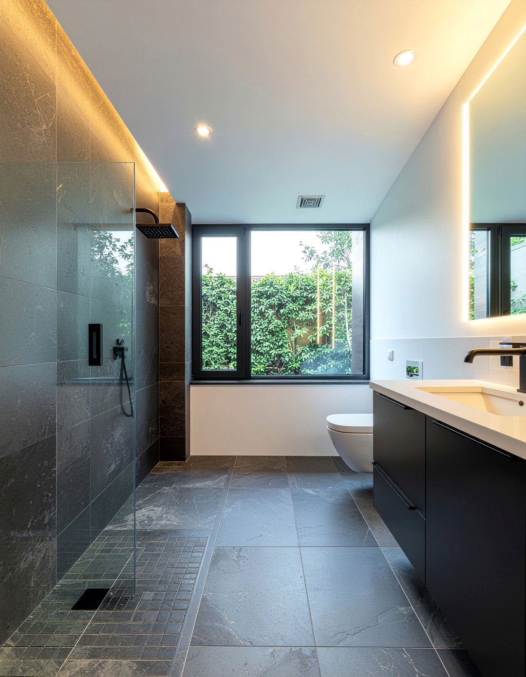 Wet room - 30 bathroom gut renovation ideas