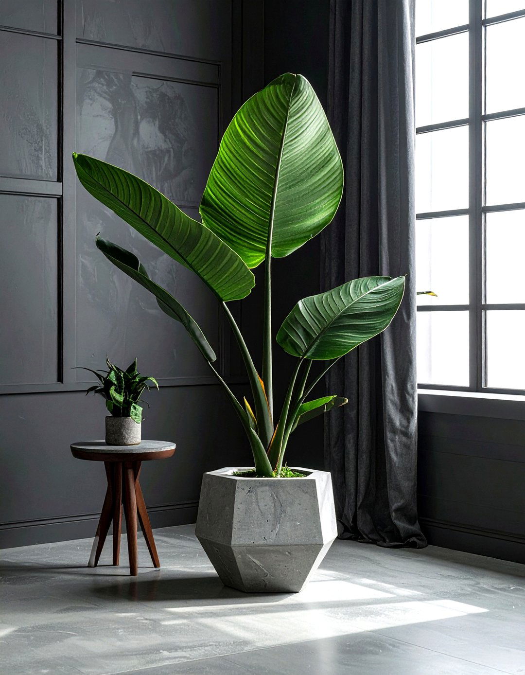 Whale Fin Snake Plant - 30 living room snake plant ideas