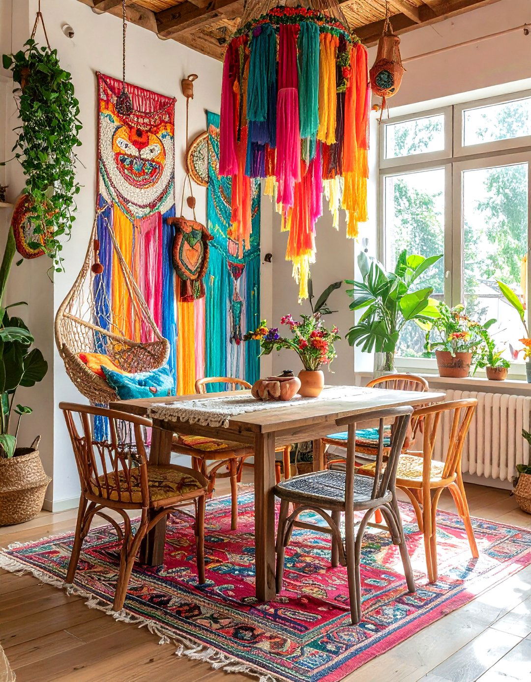 Whimsical Boho Dining Room - 30 Bohemian dining room ideas