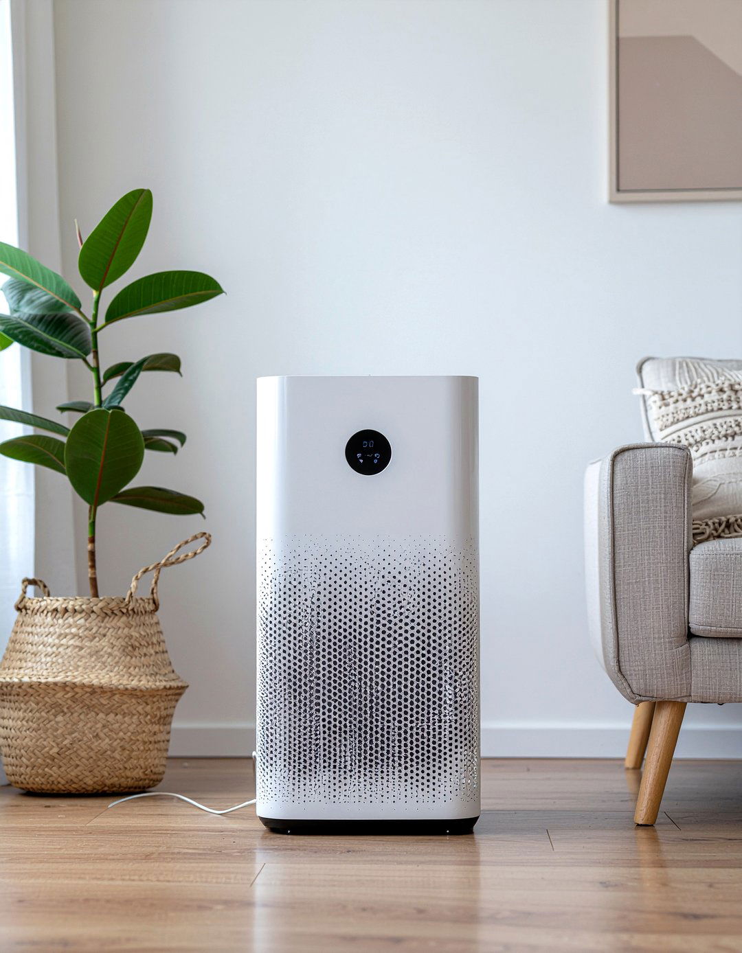White Air Purifier - 30 living room air purifiers