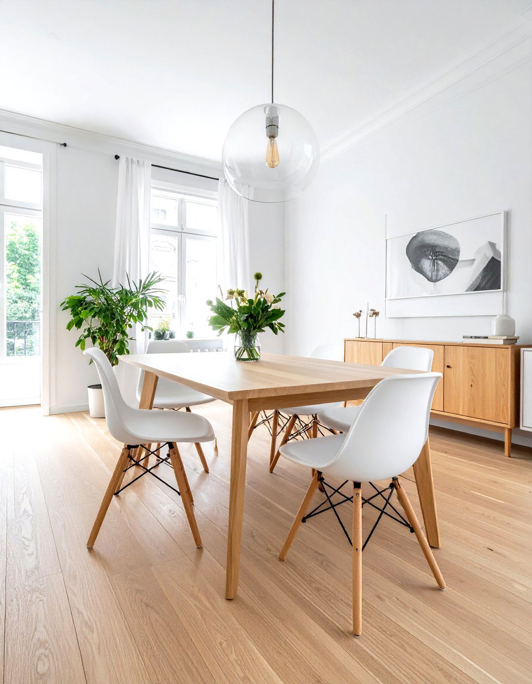 White And Light Wood - 30 Swiss dining room ideas