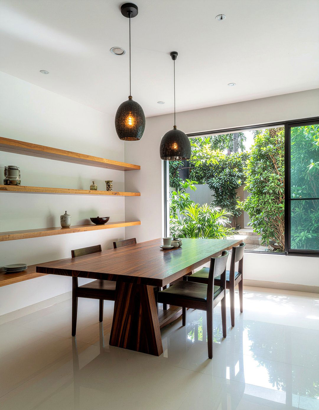 White And Wood Interior - 30 Filipino dining room ideas