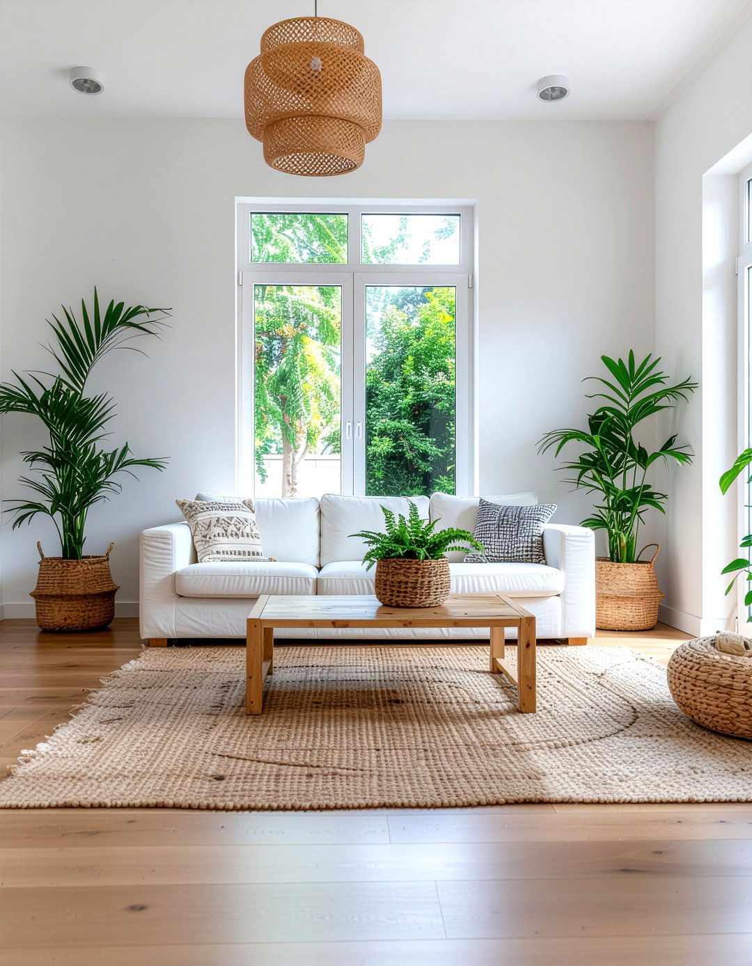 White And Wood Living Room - 30 neutral living room ideas