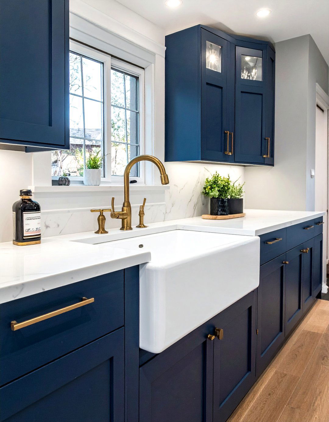 White Apron Front Sink - 30 white sink kitchen ideas