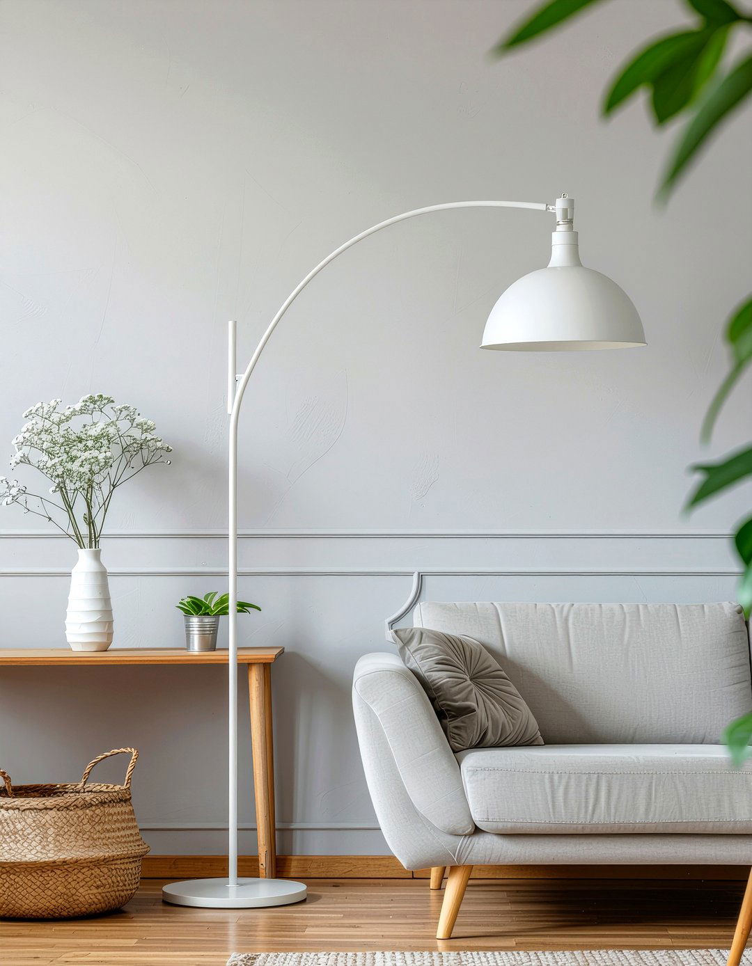 White Arc Lamp - 30 living room arc lamps
