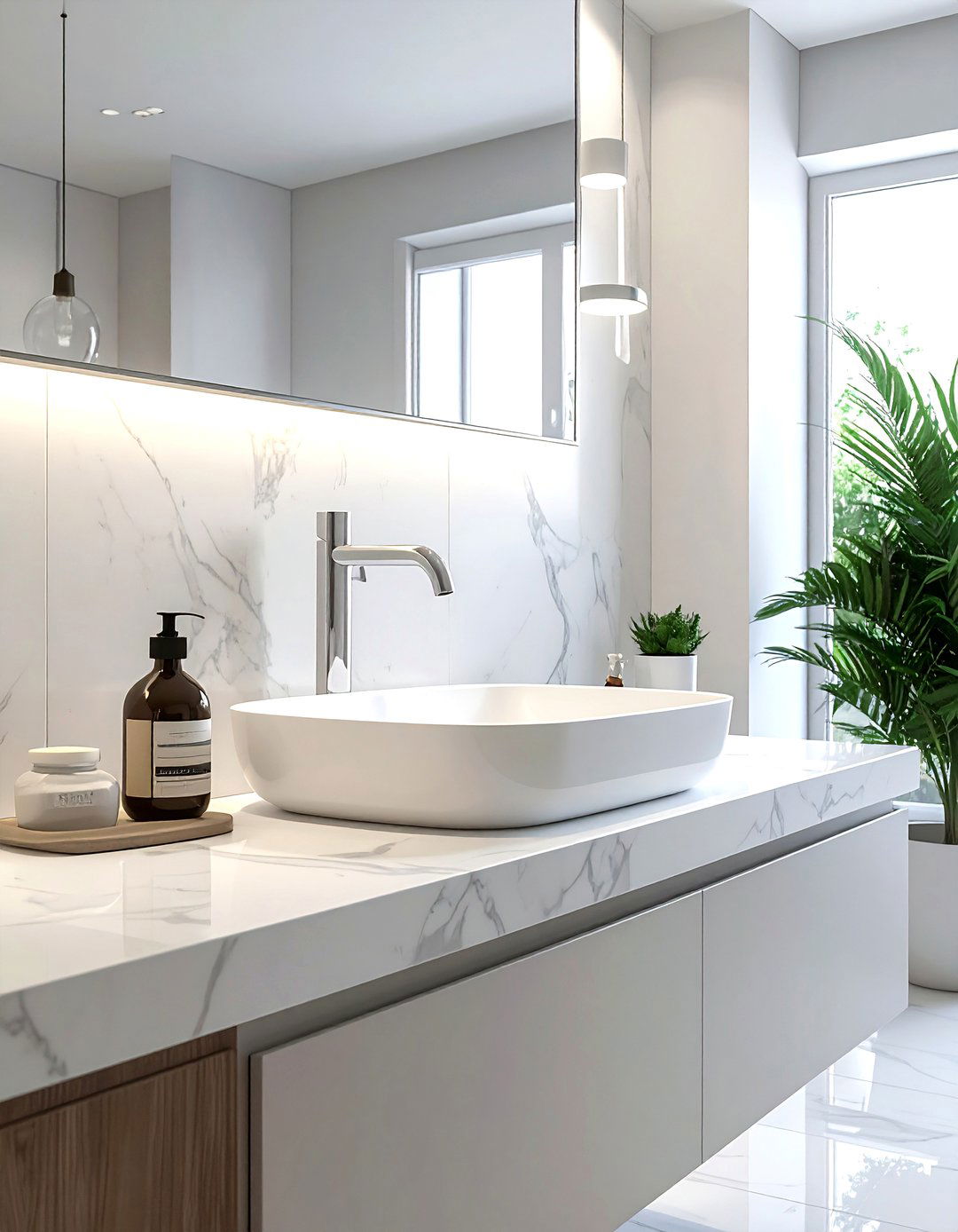 White Bathroom Faucet - 30 single hole faucet ideas