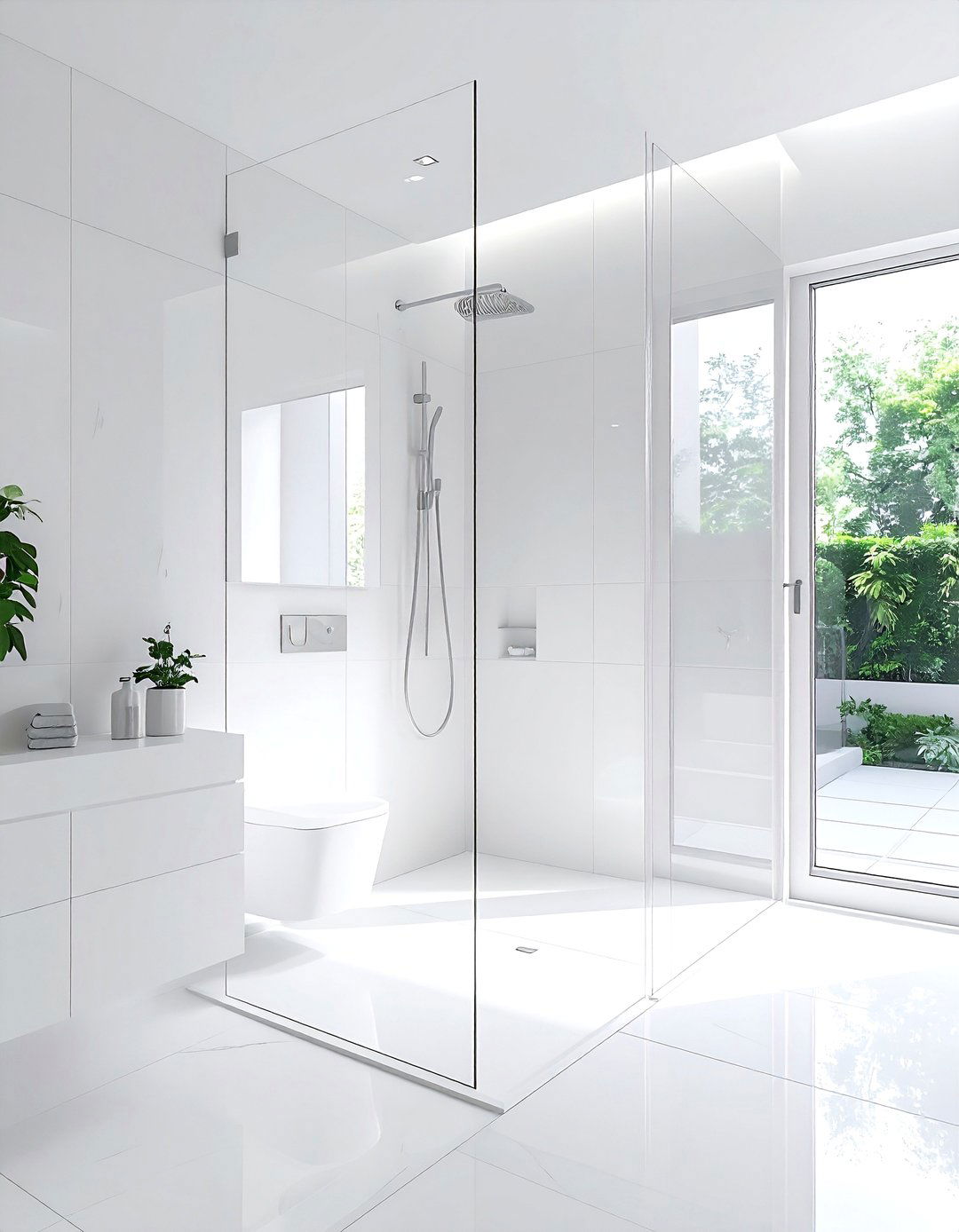 30 Bright White Bathroom Ideas for a Spa-Like Experience