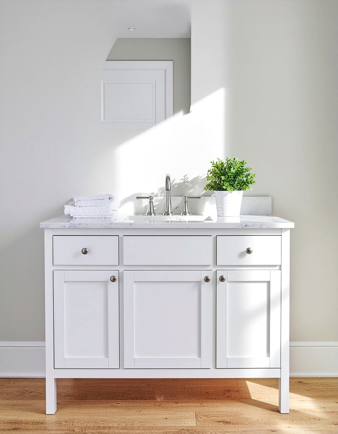 White Bathroom Vanity - 30 Lowes bathroom ideas