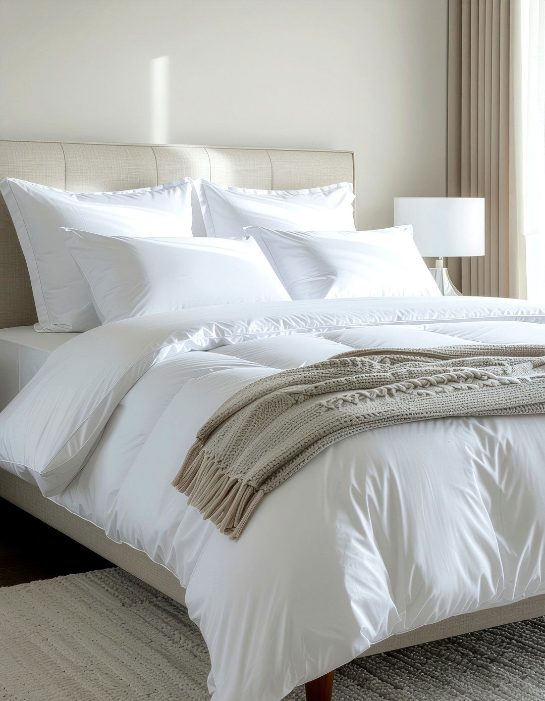 White Bedding Set - 30 effortless decor ideas
