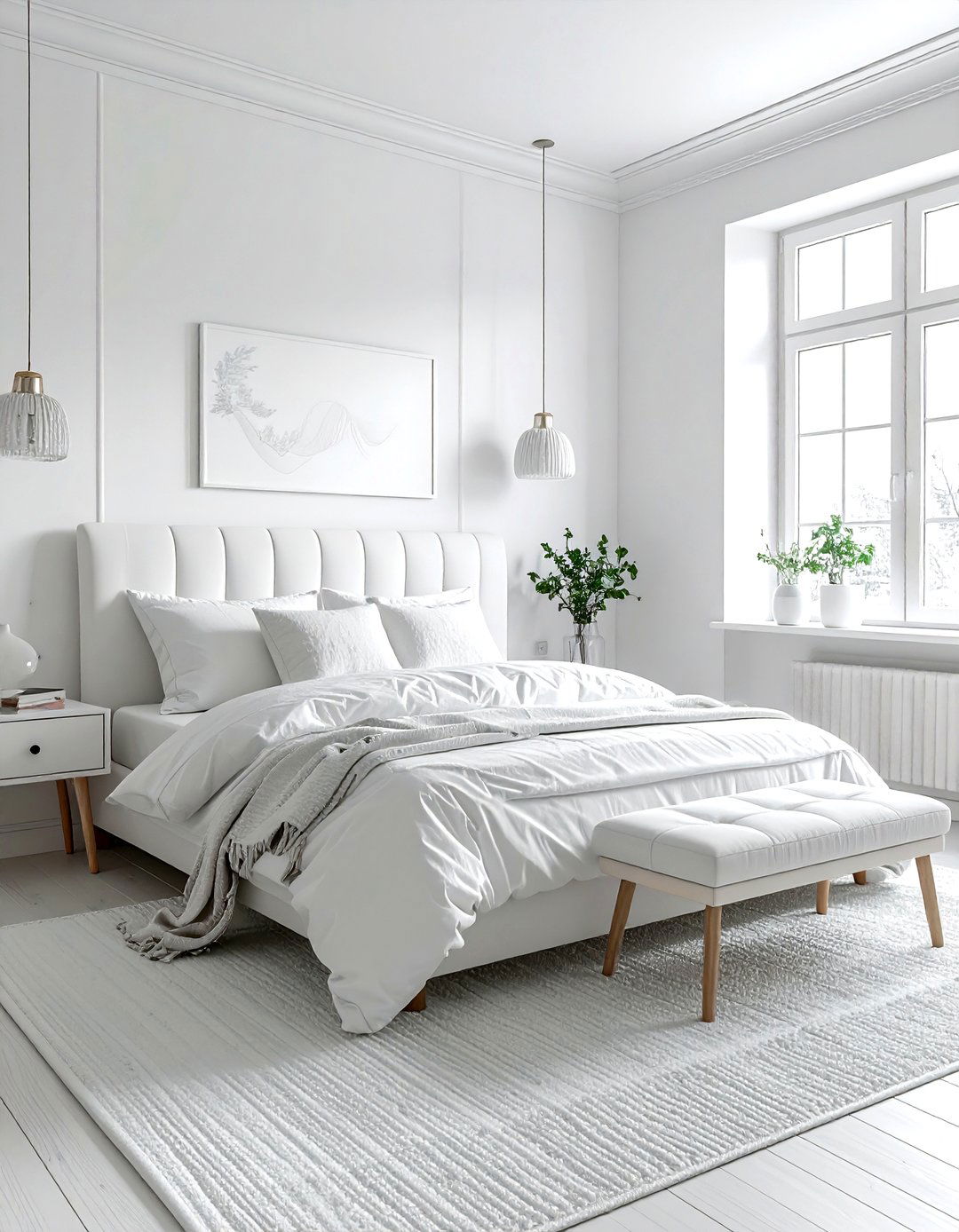 White Bedroom Color Palette - 30 bedroom natural lighting ideas