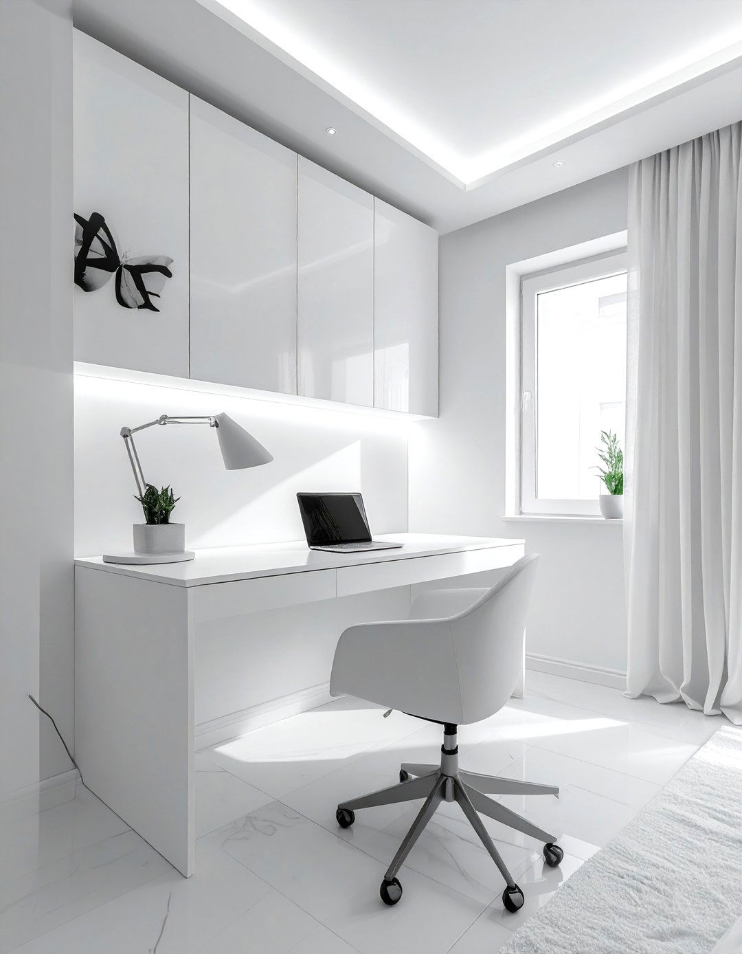 White Bedroom Desk - 30 white and white bedroom ideas