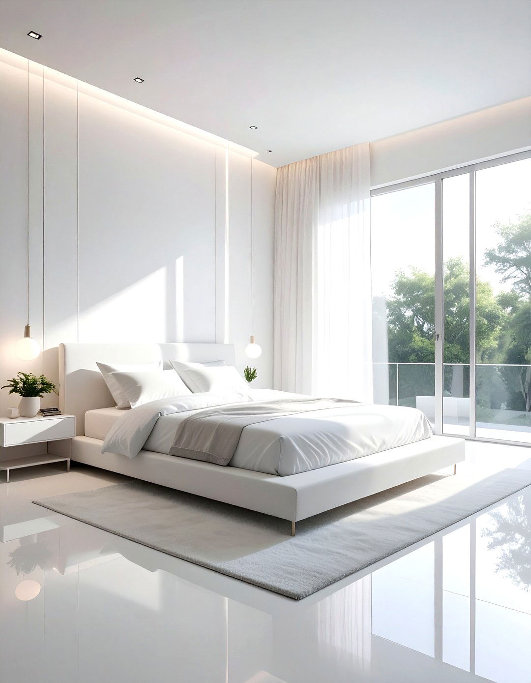 White Bedroom Natural Light - 30 minimalist white bedroom ideas