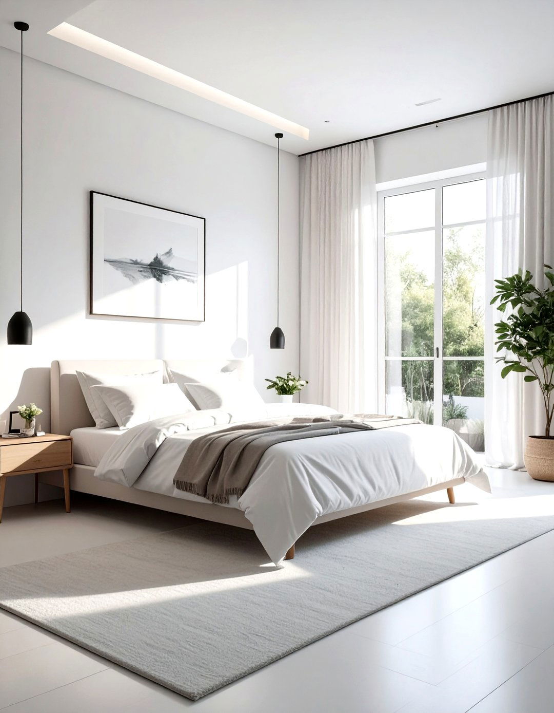 White Bedroom Natural Light - 30 modern white bedroom ideas