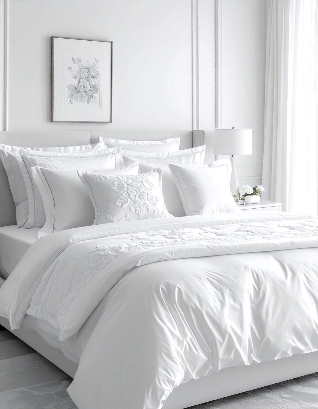 White Bedroom Pillows - 30 white and white bedroom ideas
