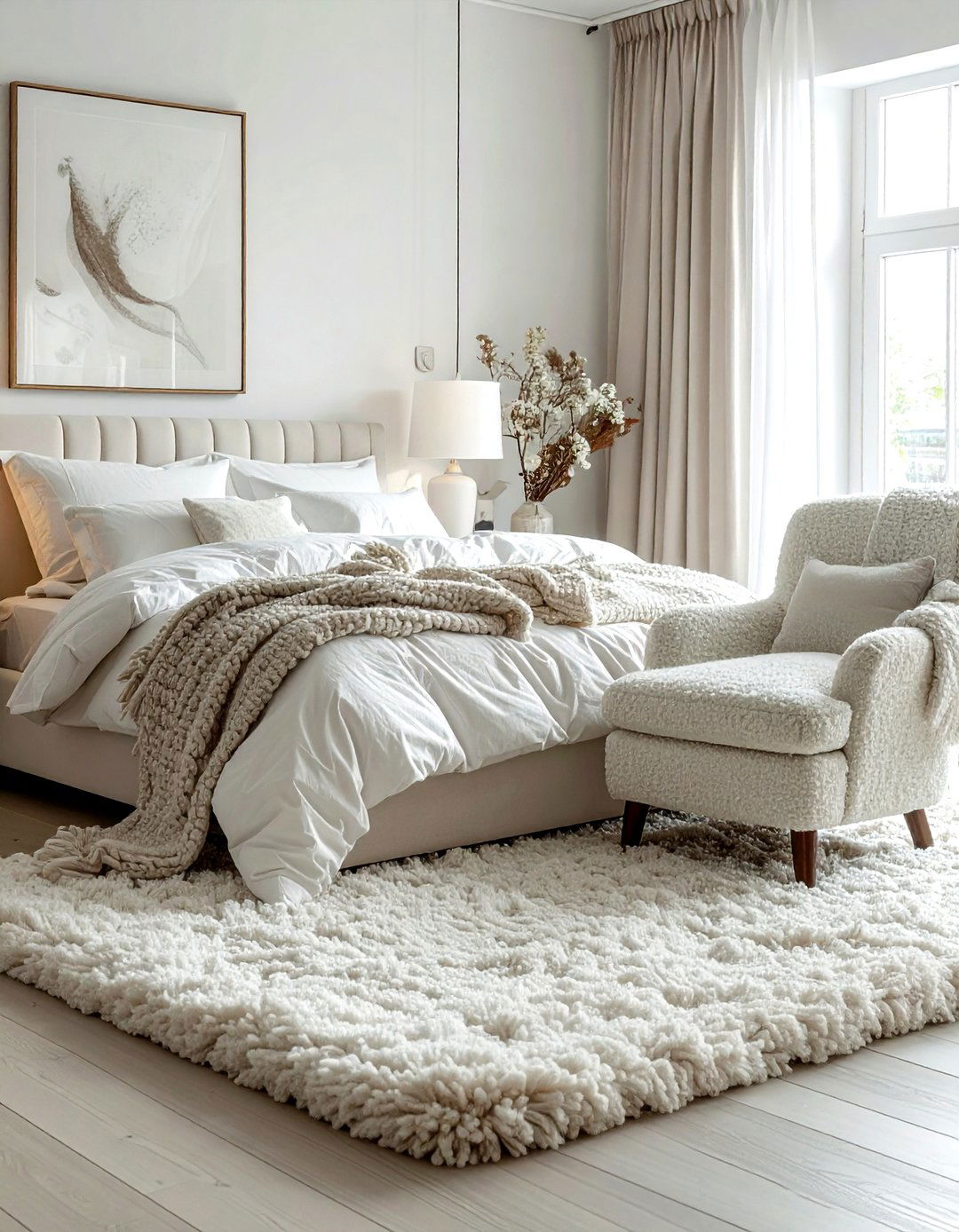 White Bedroom Textures - 30 contemporary white bedroom ideas