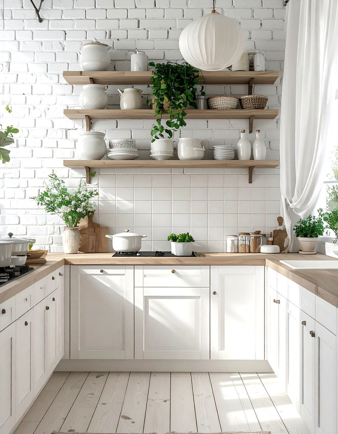 White Bohemian Kitchen - 30 Bohemian kitchen ideas