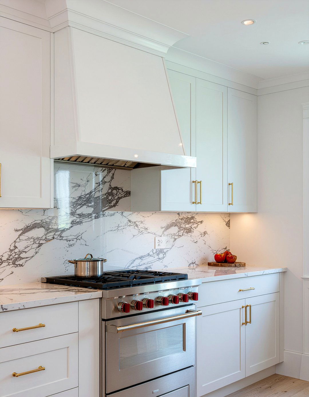 White Chimney Hood - 30 chimney hood kitchen ideas