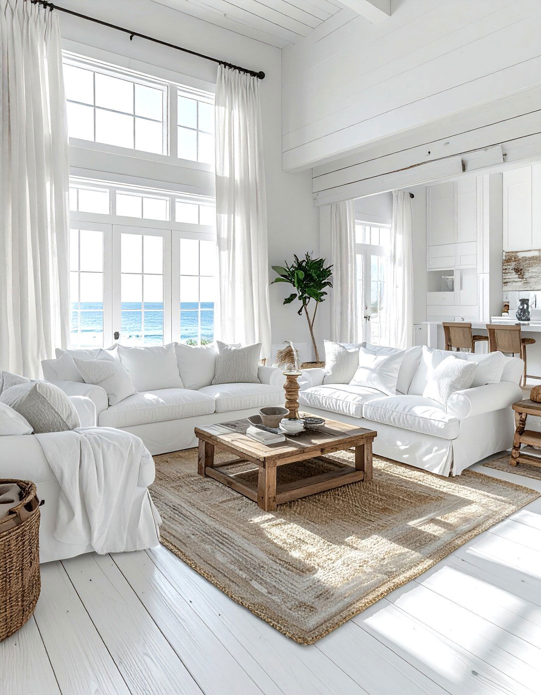 White Coastal Interior - 30 white decor ideas