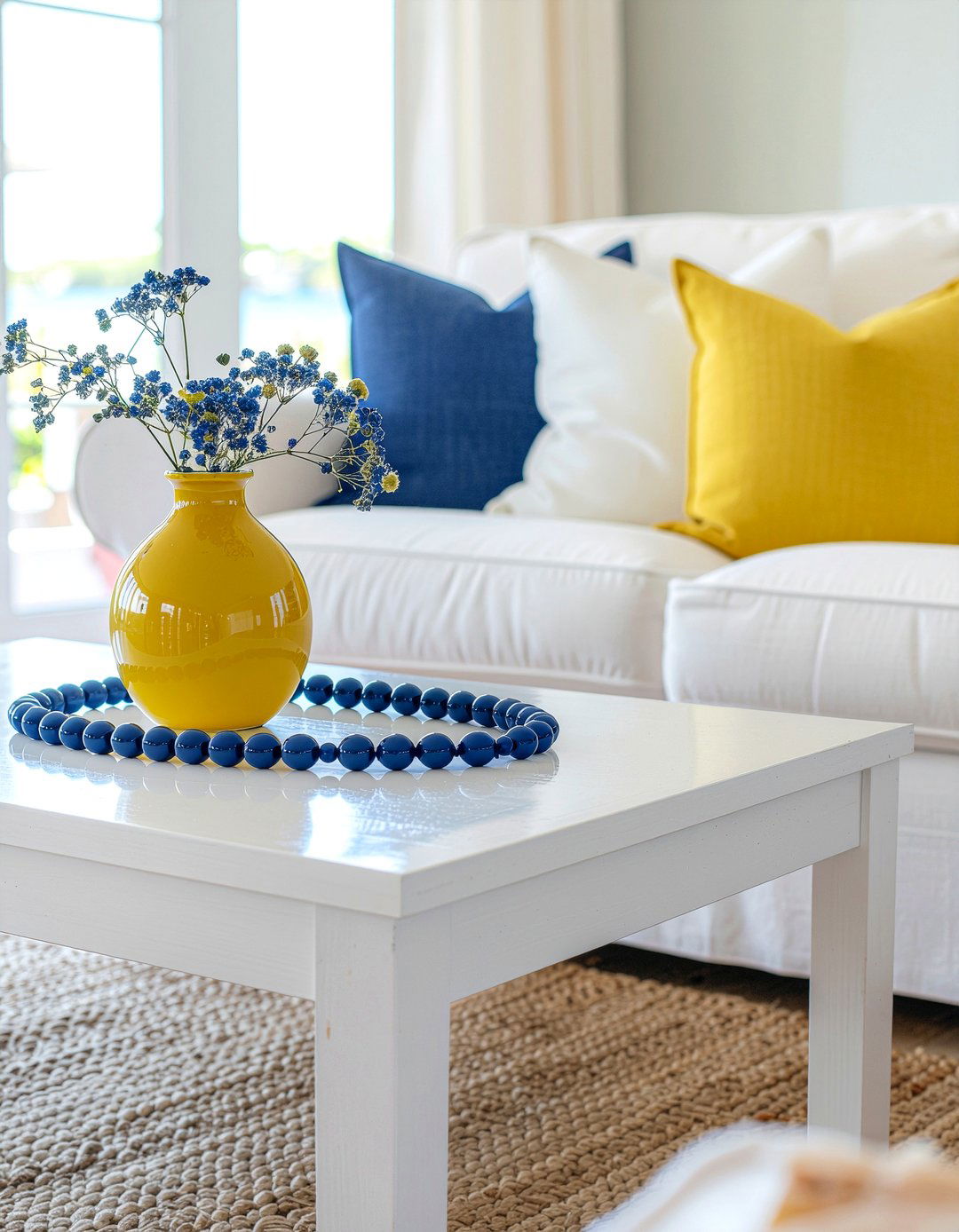 White Coffee Table - 30 living room coffee table ideas